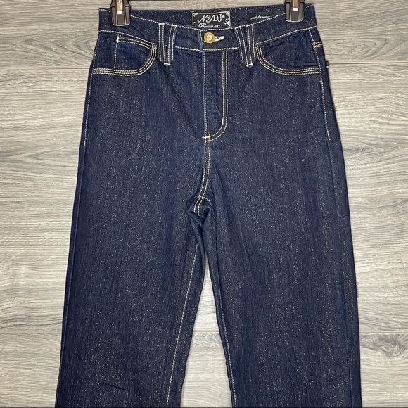 NYDJ Premium Denim High Rise Straight Leg Jeans size 0 - Picture 2 of 10